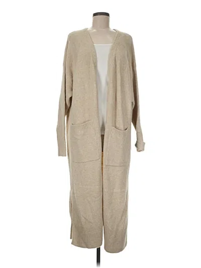 Pre-owned Lulus Cardigan Sweater In Tan