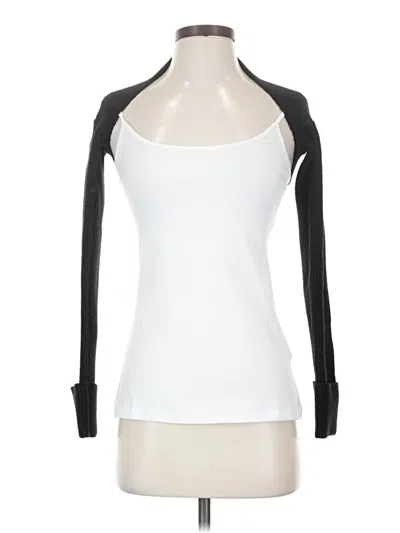 Pre-owned Lulus Cardigan Sweater In White