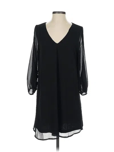 Pre-owned Lulus Casual Dress In Black