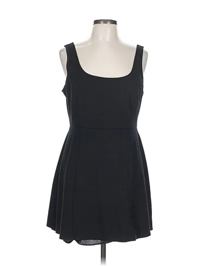 Pre-owned Lulus Casual Dress In Black
