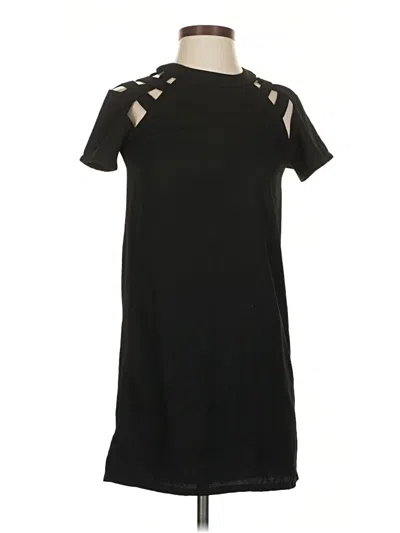 Pre-owned Lulus Casual Dress In Black