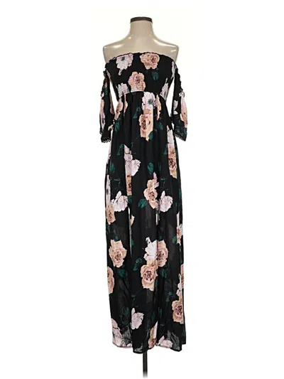 Pre-owned Lulus Casual Dress In Black