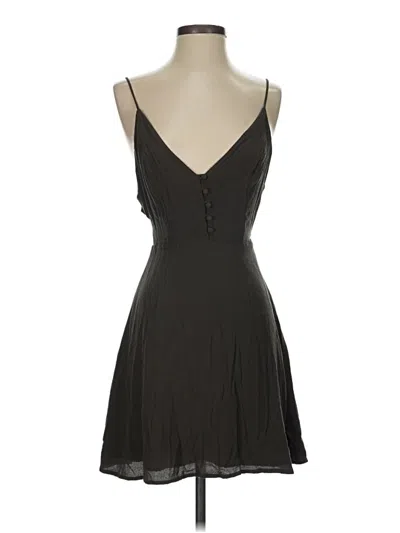 Pre-owned Lulus Casual Dress In Black