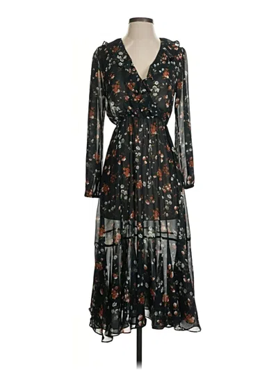 Pre-owned Lulus Casual Dress In Black