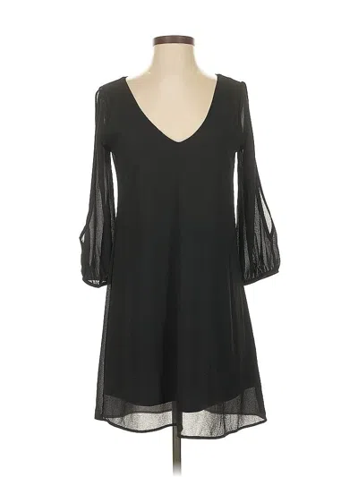 Pre-owned Lulus Casual Dress In Black