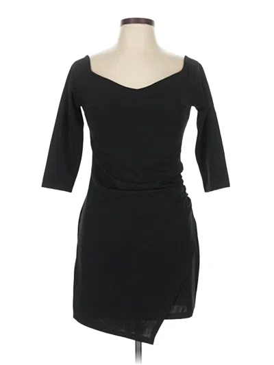 Pre-owned Lulus Casual Dress In Black