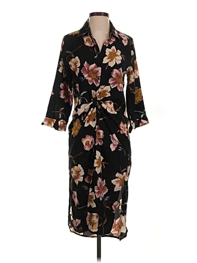 Pre-owned Lulus Casual Dress In Black
