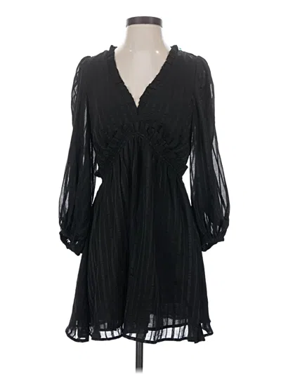 Pre-owned Lulus Casual Dress In Black