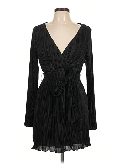 Pre-owned Lulus Casual Dress In Black