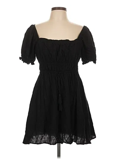 Pre-owned Lulus Casual Dress In Black