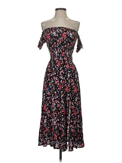 Pre-owned Lulus Casual Dress In Black
