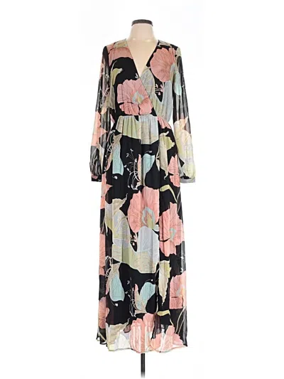 Pre-owned Lulus Casual Dress In Black
