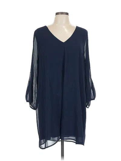 Pre-owned Lulus Casual Dress In Blue