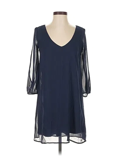 Pre-owned Lulus Casual Dress In Blue