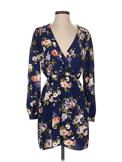 Pre-owned Lulus Casual Dress In Blue