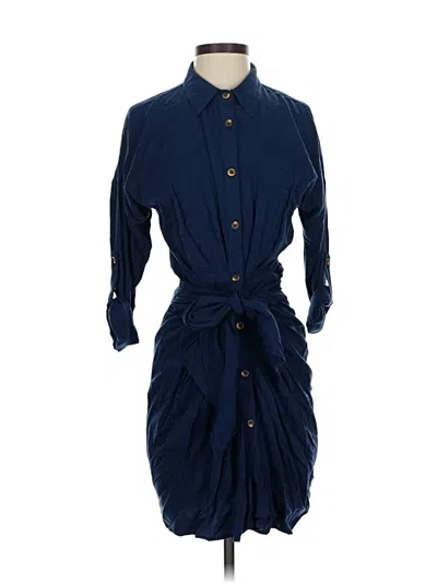 Pre-owned Lulus Casual Dress In Blue