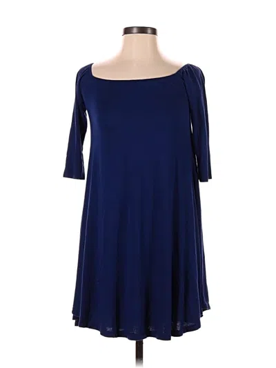 Pre-owned Lulus Casual Dress In Blue