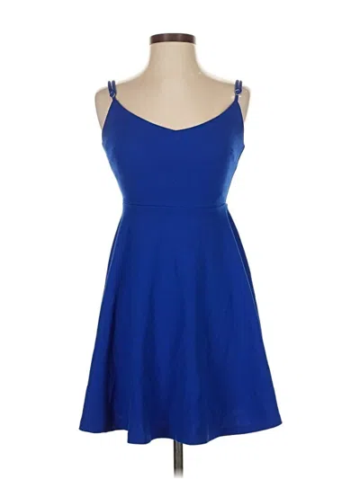 Pre-owned Lulus Casual Dress In Blue