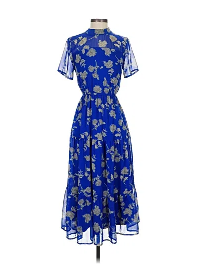 Pre-owned Lulus Casual Dress In Blue