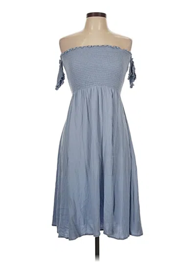 Pre-owned Lulus Casual Dress In Blue