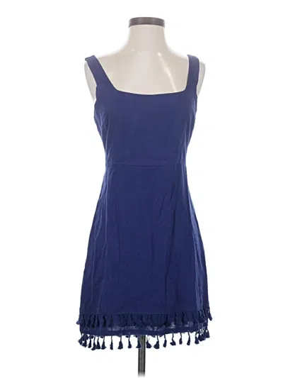 Pre-owned Lulus Casual Dress In Blue