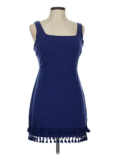 Pre-owned Lulus Casual Dress In Blue