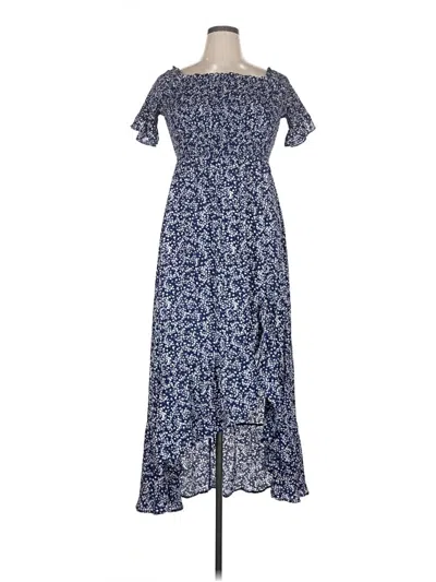 Pre-owned Lulus Casual Dress In Blue