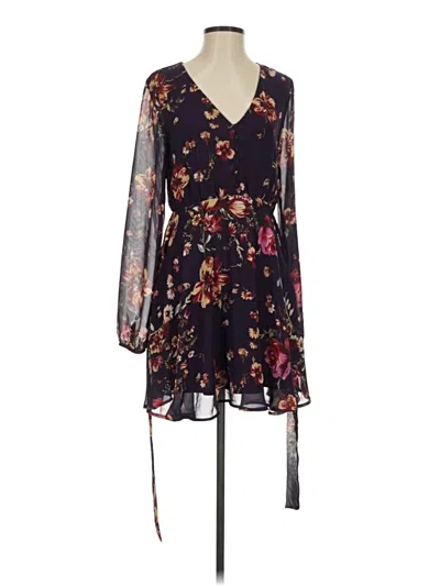 Pre-owned Lulus Casual Dress In Blue