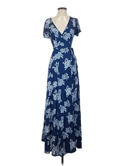 Pre-owned Lulus Casual Dress In Blue