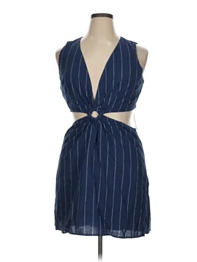 Pre-owned Lulus Casual Dress In Blue