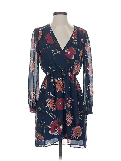 Pre-owned Lulus Casual Dress In Blue