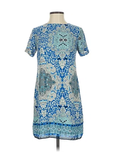 Pre-owned Lulus Casual Dress In Blue