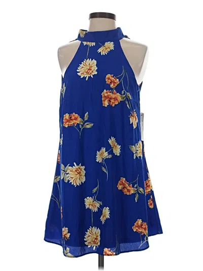 Pre-owned Lulus Casual Dress In Blue