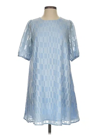 Pre-owned Lulus Casual Dress In Blue