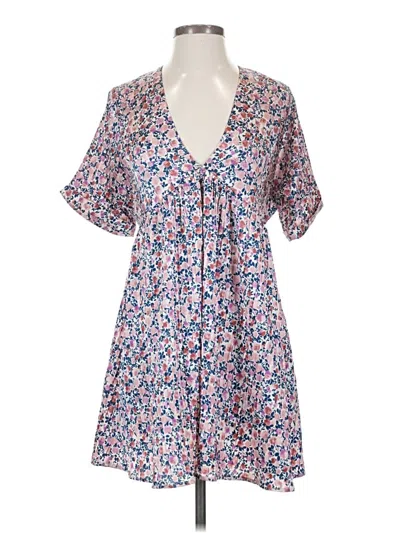 Pre-owned Lulus Casual Dress In Blue