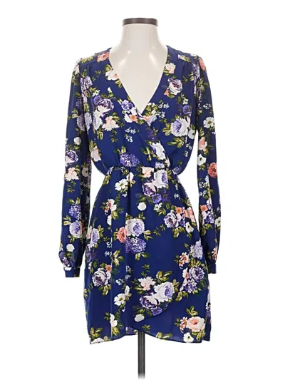 Pre-owned Lulus Casual Dress In Blue