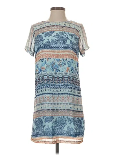 Pre-owned Lulus Casual Dress In Blue