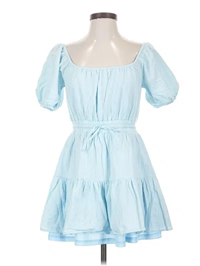Pre-owned Lulus Casual Dress In Blue