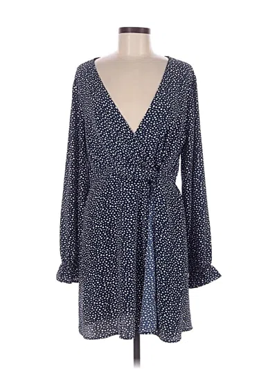 Pre-owned Lulus Casual Dress In Blue