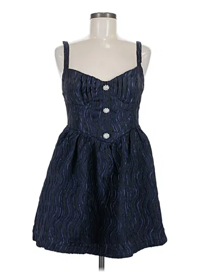 Pre-owned Lulus Casual Dress In Blue