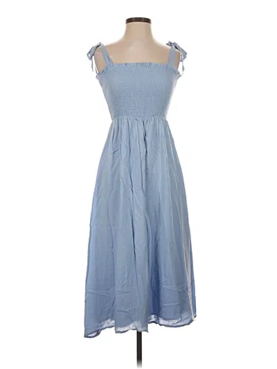 Pre-owned Lulus Casual Dress In Blue