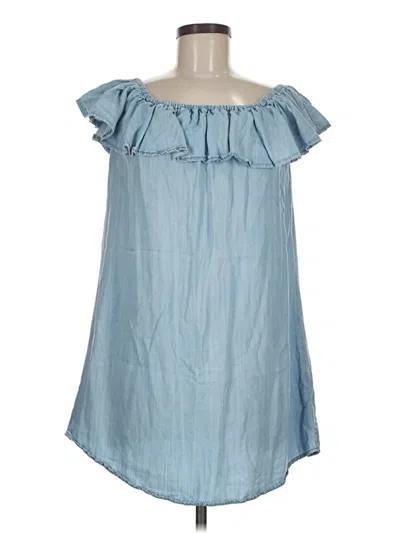 Pre-owned Lulus Casual Dress In Blue
