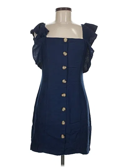 Pre-owned Lulus Casual Dress In Blue