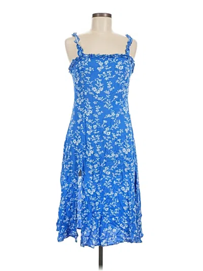 Pre-owned Lulus Casual Dress In Blue