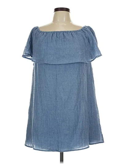 Pre-owned Lulus Casual Dress In Blue