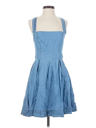 Pre-owned Lulus Casual Dress In Blue