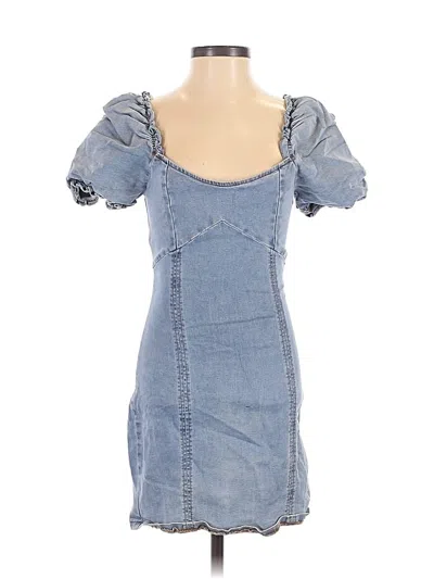 Pre-owned Lulus Casual Dress In Blue