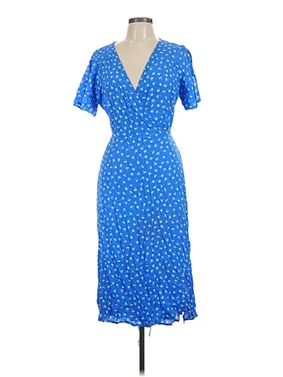 Pre-owned Lulus Casual Dress In Blue