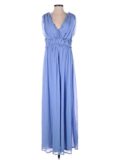 Pre-owned Lulus Casual Dress In Blue