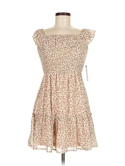 Pre-owned Lulus Casual Dress In Brown